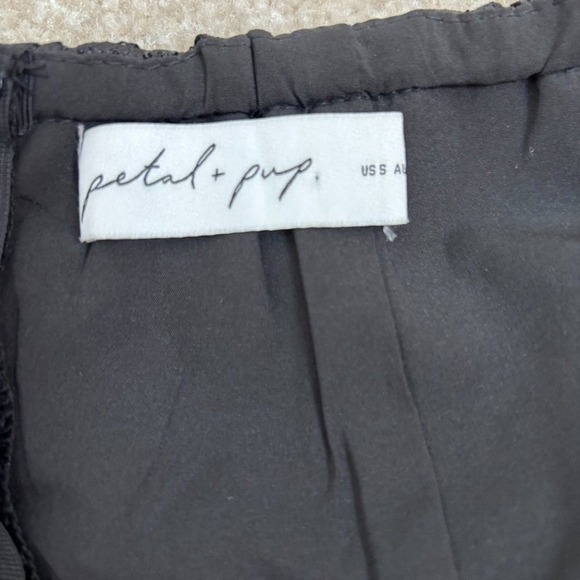 Petal & Pup Black Strapless‎ Bow Detail Fit Flare Mini Dress Womens Size S New - Picture 5 of 6